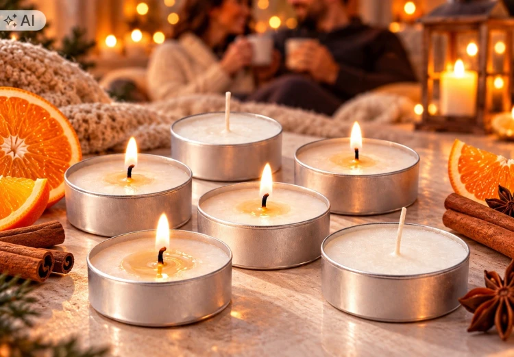 Zestaw 6 świeczek tealight XXL Styrta No.42 w opakowaniu