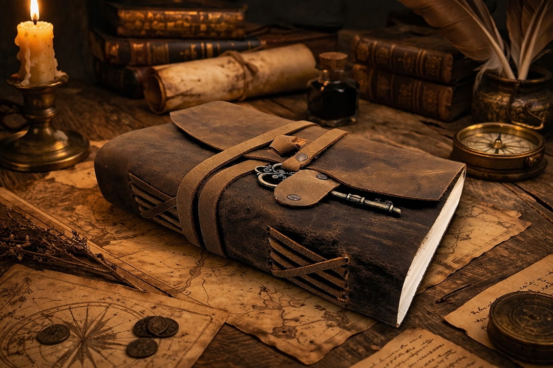Notes skórzany AH02 18 × 13 cm do notatek i szkiców