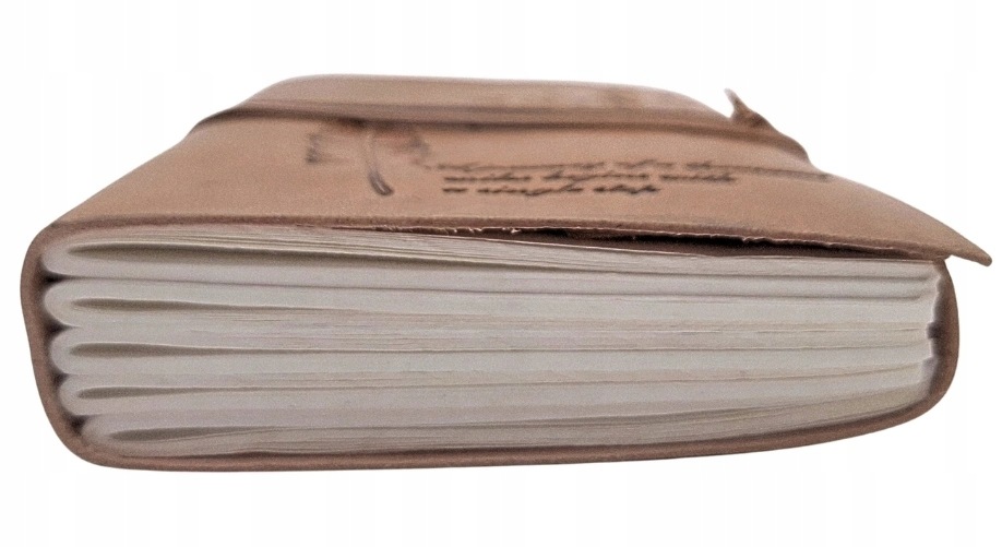 Notes skórzany AH04 200 stron do notatek, pamiętnika i szkiców